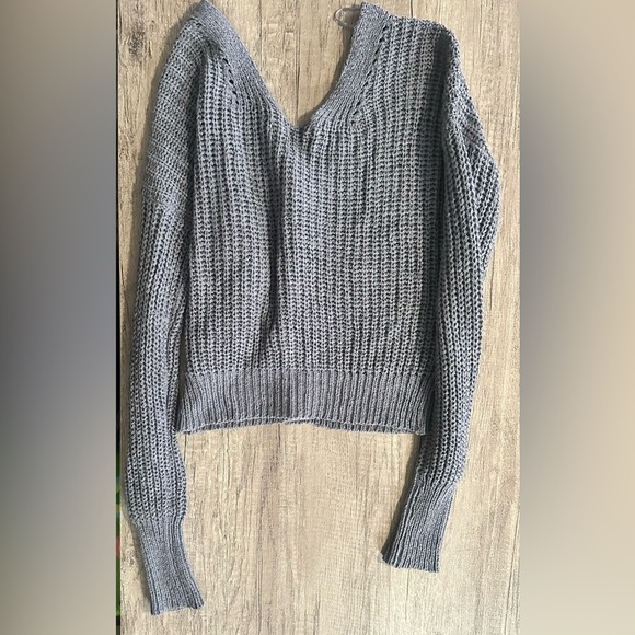 Moon and Madison Blue Sweater Cardigan Size Medium - Picture 3 of 3